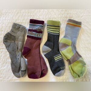 LL BEAN- set of 4 socks